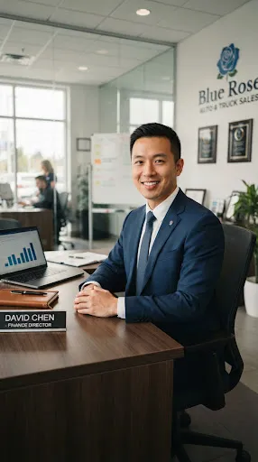 David Chen, Finance Director at Blue Rose